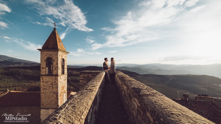 nipozzano castle engagement couple shot tuscany italy photographer destination wedding